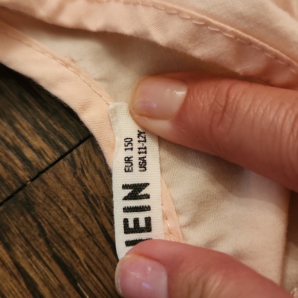 Lot 2 Orange Big Girls Smocked Dresses - Picture 3 of 9